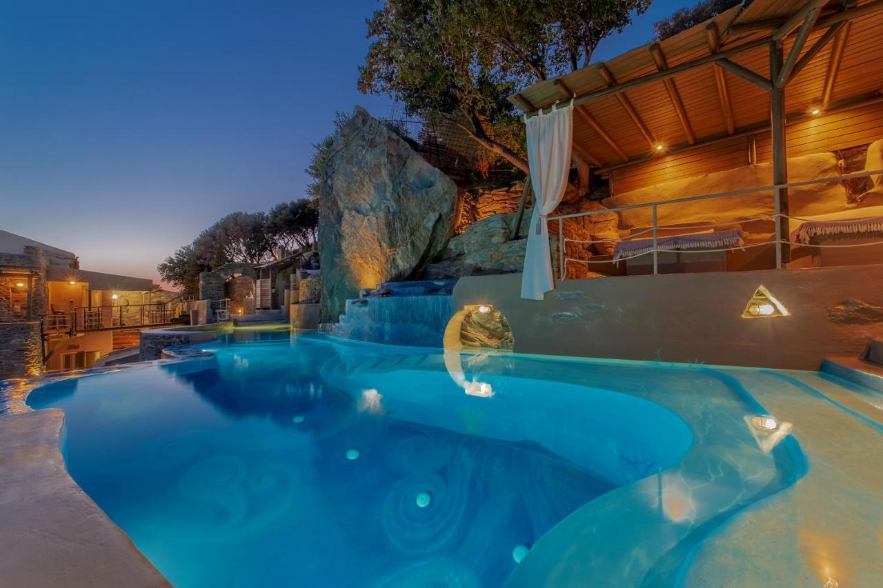 Aegean Castle Andros - Adults Only Aparthotel Agia Eleousa Exterior photo